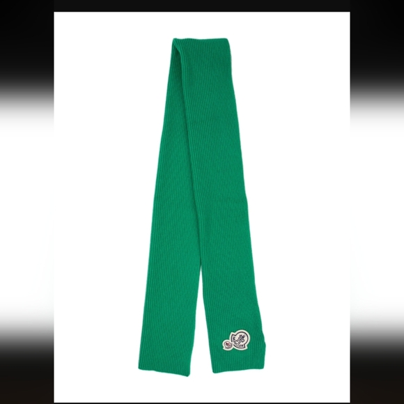 Moncler Wool Double Logo Scarf - Picture 1 of 4